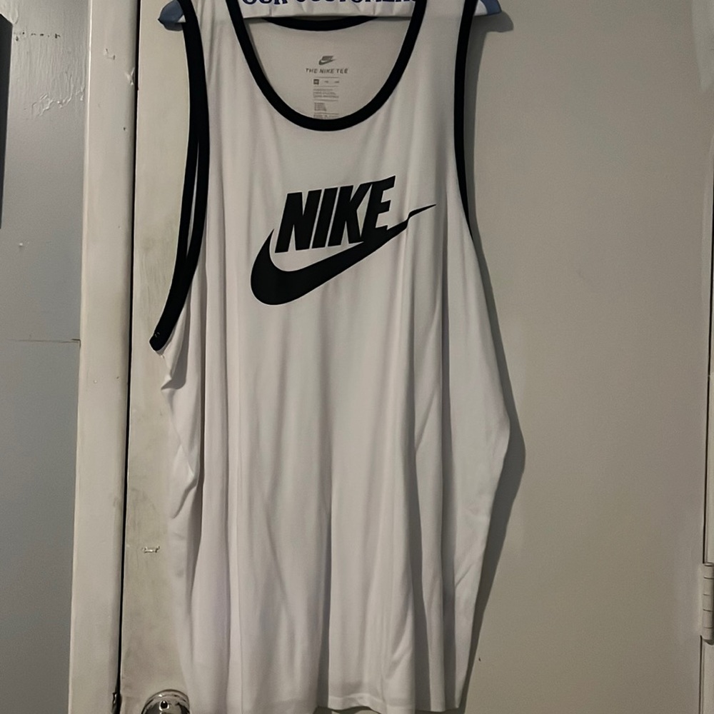 White black Nike tank 2xl